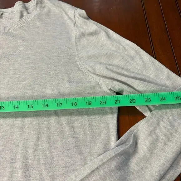 Loft Gray and Cream Sweater XL - Picture 5 of 5
